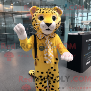 Citrongul Leopard maskot...