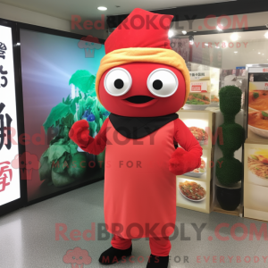 Postava maskota Red Fried...