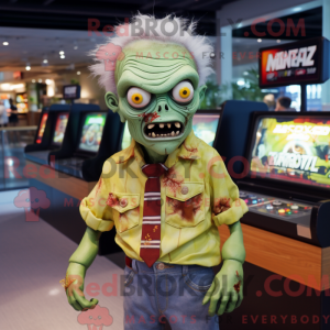 Disfraz de mascota zombie...