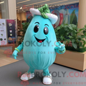 Turkis reddik maskot drakt...