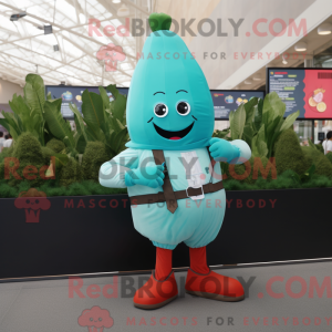 Turkis reddik maskot drakt...