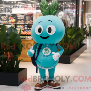 Turkis reddik maskot drakt...