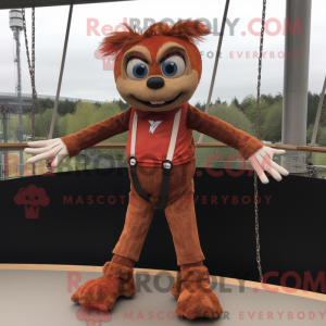 Rust Seiltänzer Maskottchen...