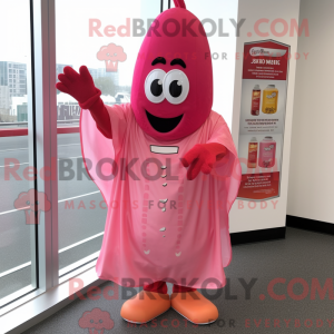 Maskottchen-Kostüm Rosa...
