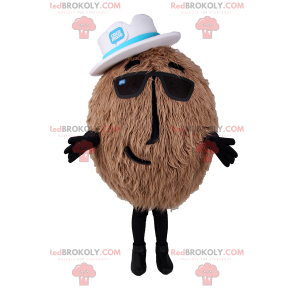 Kokosový maskot s kloboukem - Redbrokoly.com