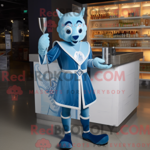 Blauer Eishockeyschläger...