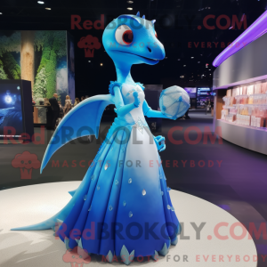 Blue Dimorphodon mascot...