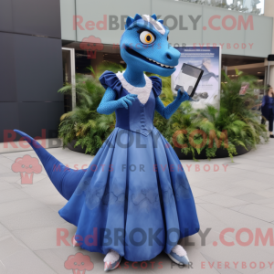 Blue Dimorphodon mascot...