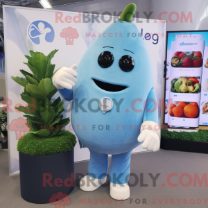 Sky Blue Beet maskot...