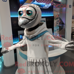 Sølv Gyro maskot drakt...