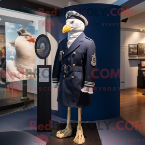 Marinemeeuw mascottekostuum...