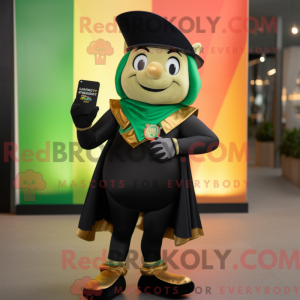 Sort Pot Of Gold maskot...