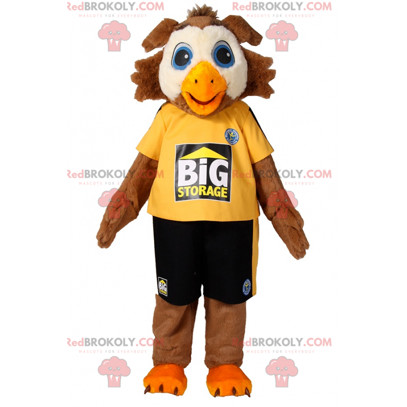 Vogelmaskottchen in Sportbekleidung - Redbrokoly.com