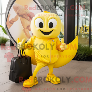 Gul Stingray maskotka...