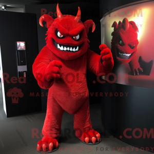 Maskottchenkostüm Roter...