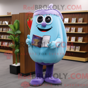 Sky Blue Eggplant mascot...