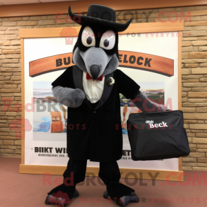 Black Elk-mascottekostuum...