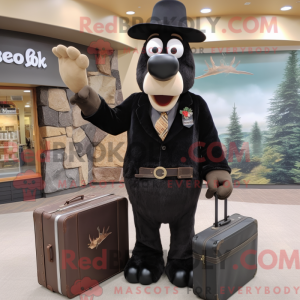 Black Elk mascot costume...