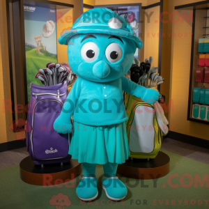 Turkis Golf Bag maskot...