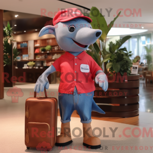 Red Dolphin maskot...