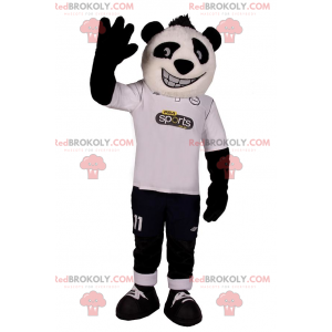 Panda mascot in soccer gear - Redbrokoly.com