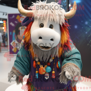 Costume mascotte de yak...