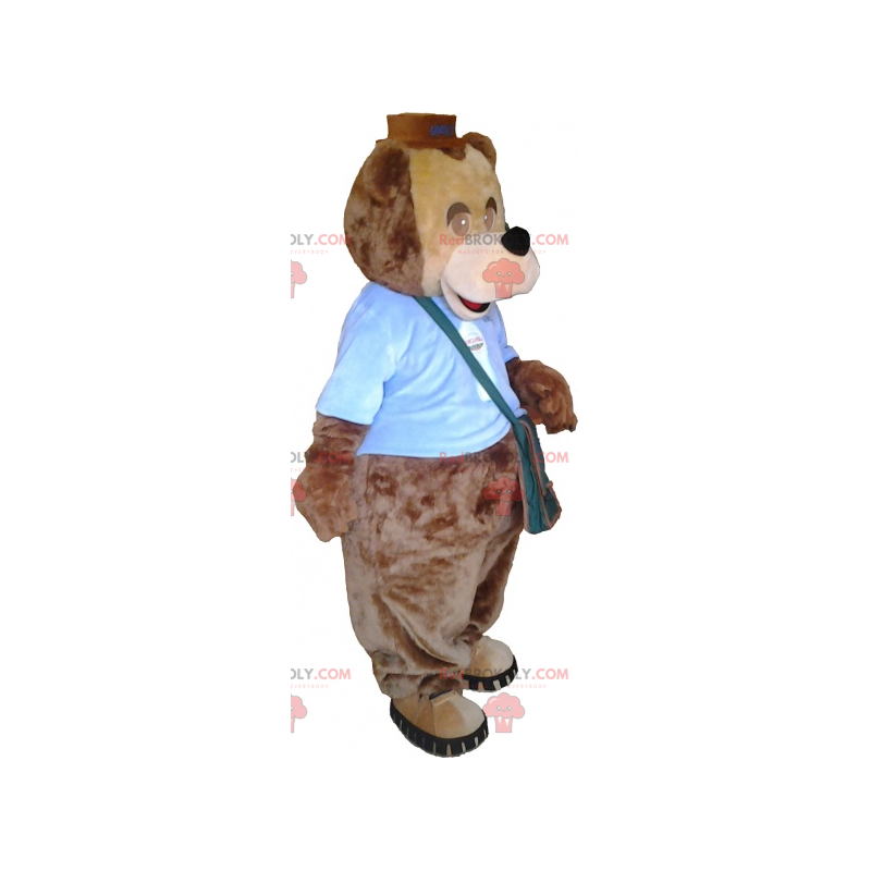 Lächelndes Basketballkorbmaskottchen - Redbrokoly.com
