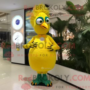 Costume de mascotte de paon...