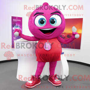 Magenta förlovelsesring...
