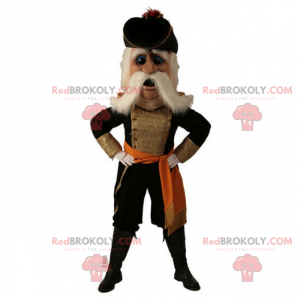 Personagem mascote - Capitão do século 19 - Redbrokoly.com