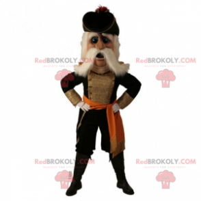 Personaje de mascota - Capitán del siglo XIX. - Redbrokoly.com