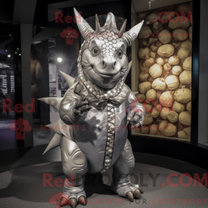 Sølv Triceratops...