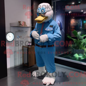 Himmelblå Muscovy Duck...
