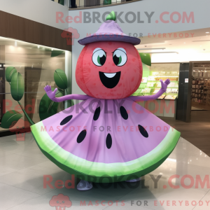 Lavendel vannmelon maskot...