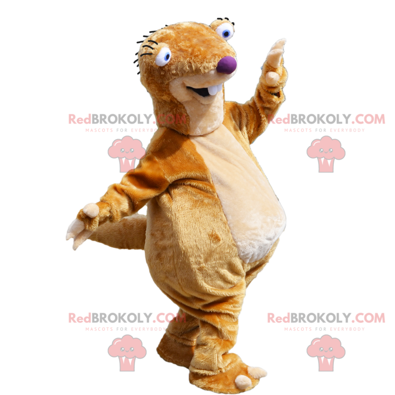 Ice Age character mascot - Sid - Our mascots - Sizes L (175-180CM)