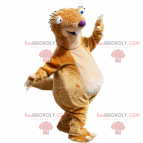 Ice Age karakter maskot - Sid - Redbrokoly.com