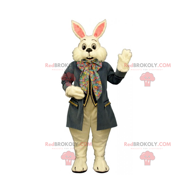 Mascotte Alice in Wonderland - White Rabbit - Redbrokoly.com