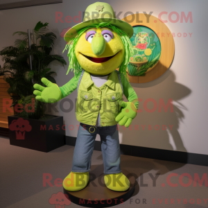 Lime Green Scarecrow...