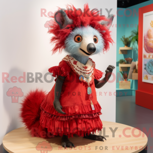 Rød Aye-Aye...