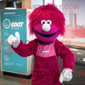 Disfraz de mascota Magenta...
