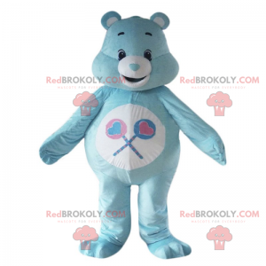 Mascotte personnage Bisounours - Tougentille Bleu -