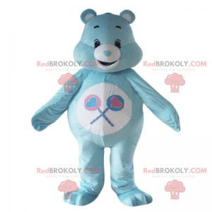 Maskotka postaci Care Bear - Blue Tougentille - Redbrokoly.com