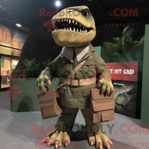 Disfraz de mascota T Rex...
