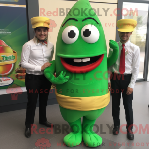 Green Fajitas mascot...