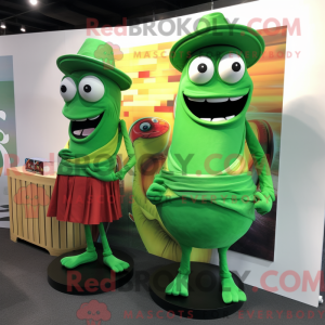 Green Fajitas mascot...