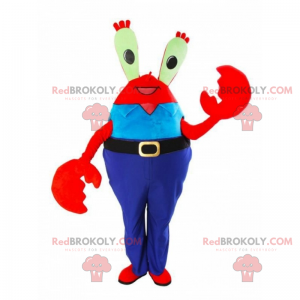 Mascote do personagem Bob Esponja - Mister Krabs -