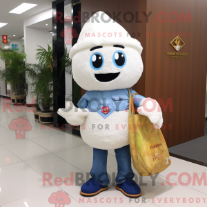 Hvid Fried Rice maskot...