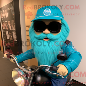 Turquoise Raspberry mascot...