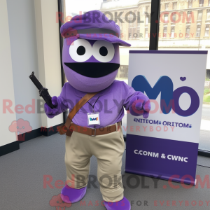 Lavendel Commando maskot...