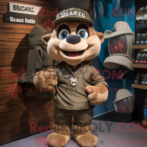Brun Marine Recon máscara...